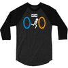 portal bathroom parody video game 3/4 Sleeve Shirt
