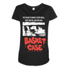 basket case 80s horror movie Maternity Scoop Neck T-shirt