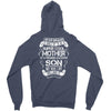Super Cool Mother Of A Freaking Awesome Son Zipper Hoodie