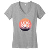 Lets Go Women's V-Neck T-Shirt