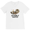otterly wasted drinking V-Neck Tee