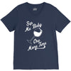 sip me baby one more time wine glass V-Neck Tee