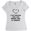i've fallen for you hook line &amp; sinker Women's Triblend Scoop T-shirt
