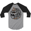 death before decaf white 3/4 Sleeve Shirt