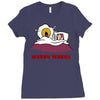 wakey wakey Ladies Fitted T-Shirt
