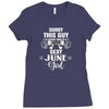 sorry this guy is already taken by a super sexy  june girl Ladies Fitted T-Shirt