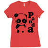 panda Ladies Fitted T-Shirt