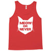 meow or never cat Tank Top