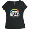read you dumb fuck Women's Triblend Scoop T-shirt