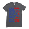 usa 2 Ladies Fitted T-Shirt