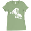 roller skate funny Ladies Fitted T-Shirt