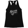 scary type Racerback Tank