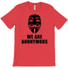 we are anonymous tshirt pipa sopa acta v for vendetta hacker's t shirt T-Shirt