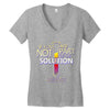 march for science earth day 2017 unless black mug Women's V-Neck T-Shirt