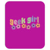 geek girl daisies Mousepad