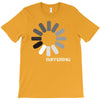 buffering  funny retro loading computer console fashion party T-Shirt