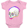 skull glitch Baby Onesie