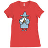 wizard pizza Ladies Fitted T-Shirt