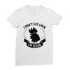 I Don't Eat Cock I'm Vegan Ladies Fitted T-Shirt