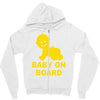 baby on board ! Zipper Hoodie