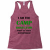 camp director Racerback Tank