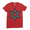 star blacked Ladies Fitted T-Shirt