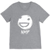 white nmp V-Neck Tee