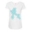six hexagonal best trending Maternity Scoop Neck T-shirt