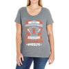 Never Underestimate the Strength of a Skin Cancer Warrior Ladies Curvy T-Shirt