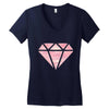 daimond Women's V-Neck T-Shirt