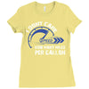I Don't Care How Many Miles Per Gallon Ladies Fitted T-Shirt