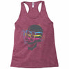 between the eyes Racerback Tank