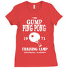 ping pong camp Ladies Fitted T-Shirt