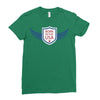 born in the usa Ladies Fitted T-Shirt
