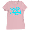 world's bestest teacher [converted] Ladies Fitted T-Shirt