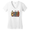 king of the hell Women's V-Neck T-Shirt
