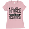 not retired but a professional grandpa Ladies Fitted T-Shirt