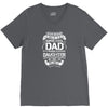 Super Cool Dad Of A Freaking Awesome Daughter V-Neck Tee