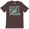 i ski like a girl T-Shirt