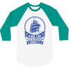 Sailor Life Is Adventure Dare It 3/4 Sleeve Shirt