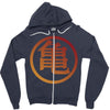 Goku Logo T-Shirt Zipper Hoodie