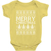 ugly merry christmas Baby Bodysuit
