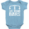 life behind bars cycling Baby Onesie