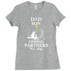 Dad And Son Fishing Partners For Life Ladies Fitted T-Shirt