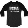 PAPA The Man The Myth The Legend T-Shirt T-Shirt 3/4 Sleeve Shirt