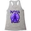 ninja dad Racerback Tank