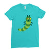 green animal Ladies Fitted T-Shirt