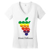 drink different Women's V-Neck T-Shirt