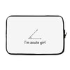 im acute girl Laptop sleeve