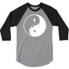 dripping ying yang 3/4 Sleeve Shirt